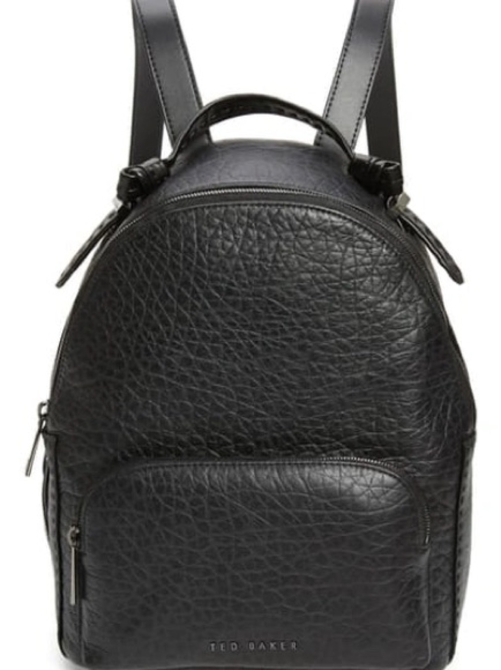 Ted Baker Orilyy Black Textured Leather Mini Backpack